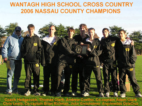 Wantagh Boys Cross Country County 2006 Champions